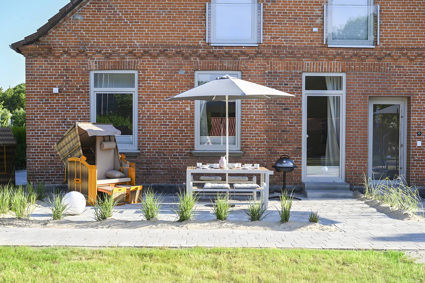 Hel lägenhet, Op`n Diek - Beautiful Holiday Apartment with Sauna and Terrace in West Fehmarn, Fehmarn