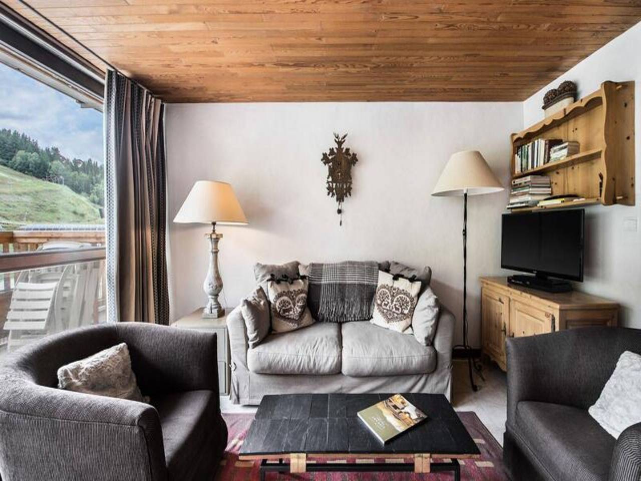 Apartamento entero, Lou Rei 408: Sala de estar luminosa y confortable con cocina abierta in Saint-Bon-Tarentaise, Les Trois Vallées