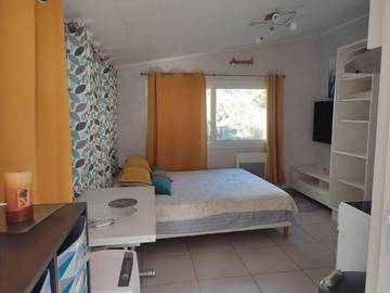 Gîte pour 2 personnes, avec balcon et jardin à Santa-Maria-Figaniella