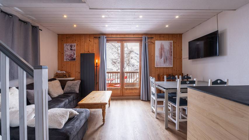 Appartement de vacances pour 8 personnes, avec balcon à Saint-Sorlin-d'Arves