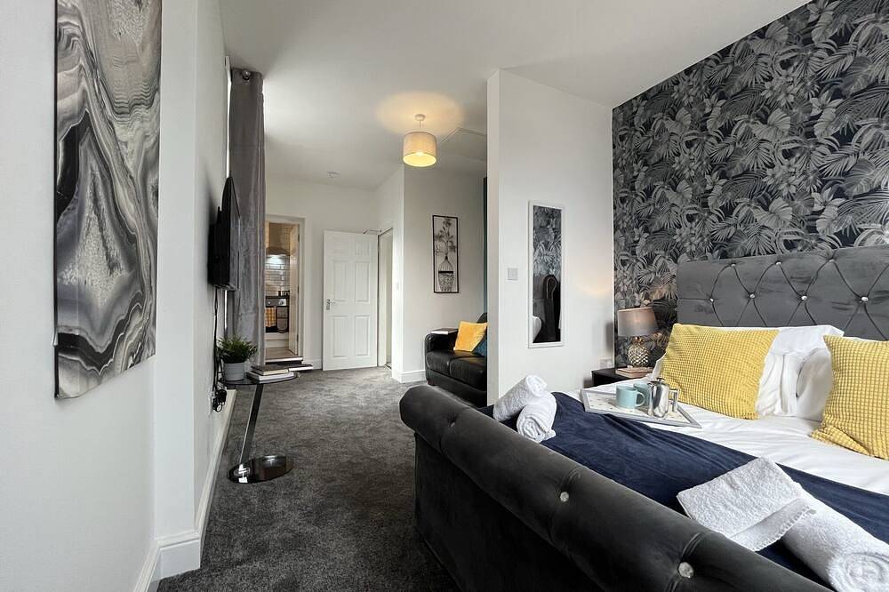 Ganze Wohnung, Studio-Modern-Eigenes Badezimmer-Stadtblick-Studio 5 in Preston, Lancashire