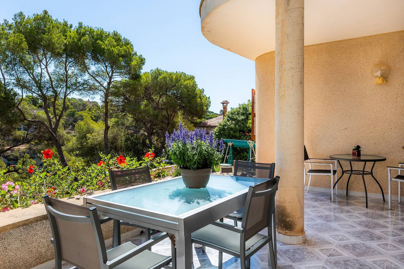 Villa 'Ca Ses Mestres' mit Meerblick, privater Terrasse und Wlan in Cala Santanyí, Santanyí
