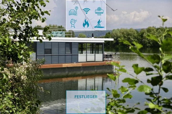 Ferienhaus für 5 Personen, mit Terrasse und Seeblick sowie Ausblick
