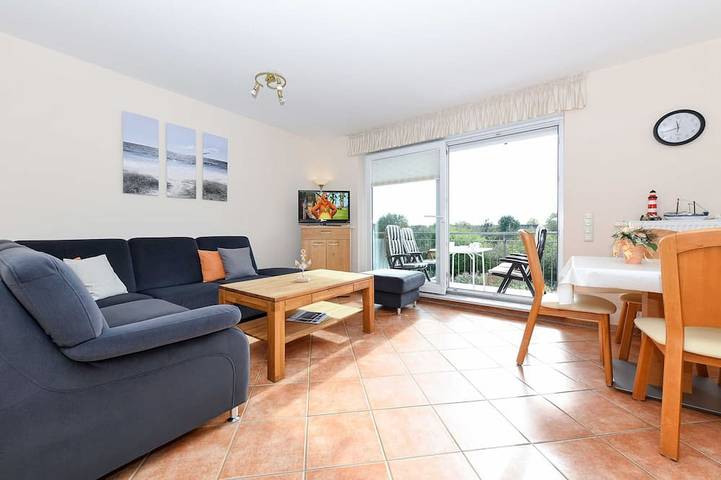 Ferienwohnung für 4 Personen, mit Balkon an der Nordsee