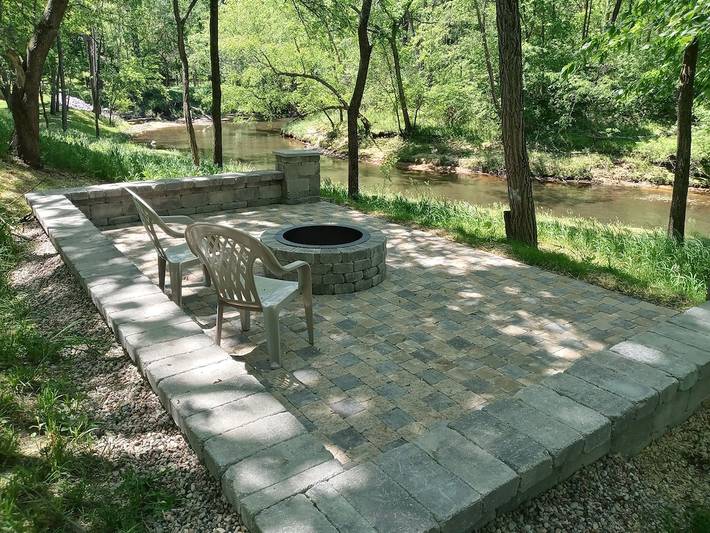 Log cabin for 6 people, with balcony and garden in the USA