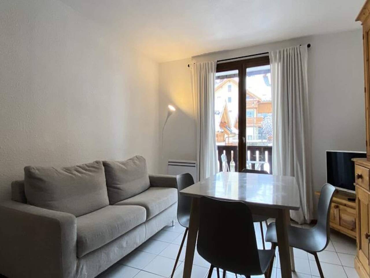 Appartement entier, 2 piã¨ces cabine 4 personnes exposã© sud in Valloire, Région de Saint-Jean-de-Maurienne