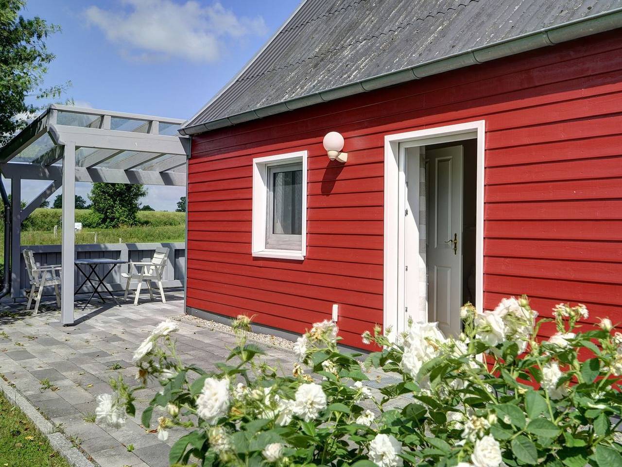 Fewo1846 - Rotes Haus - fewo1846 - Rotes Haus - Ferienhaus mit überdachter Terrasse und 2 Schlafzimmern in Husby, Schleswig-Flensburg