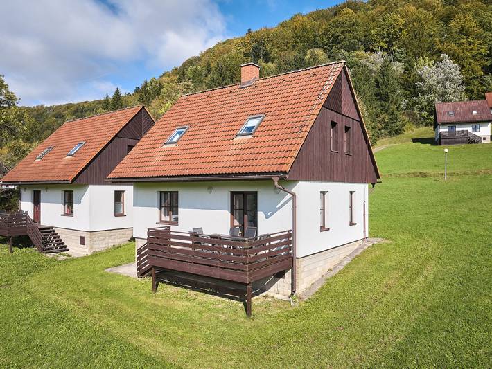 Ferienhaus für 6 Personen, mit Garten und Terrasse sowie Ausblick