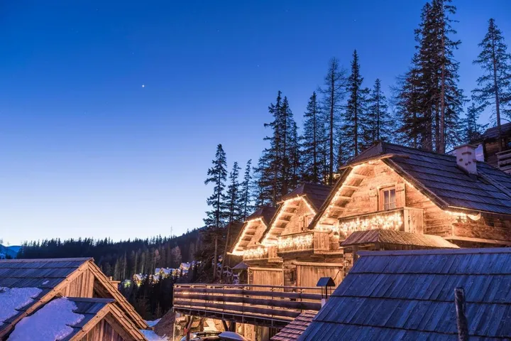Chalet für 6 Personen, mit Garten und Sauna sowie Ausblick - 1