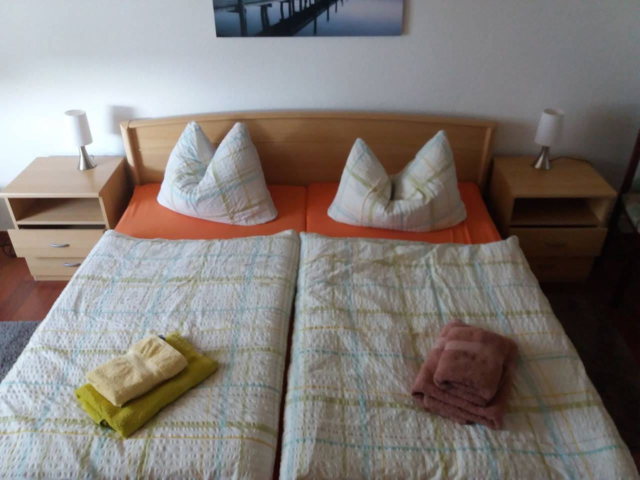 Ganze Wohnung, Kleine Fewo Ii - zwischen Boddstedter Bodden und traumhaften grünen Wiesen in Wieck am Darß, Fischland - Darß - Zingst
