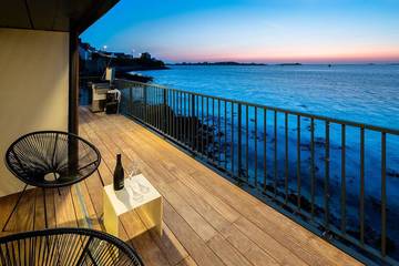 Gîte pour 6 personnes, avec balcon dans Port de l'Aber Wrac'h