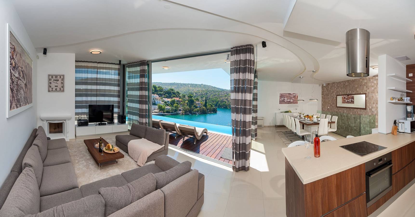 Luxury Beachfront Villa Blue Star Brac with Pool in Milna, Brac
