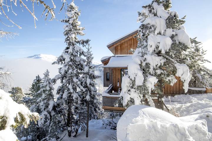 Ferienhaus # 4 mit Sauna und Whirlpool innen in Stadl-Predlitz, Turracher Höhe