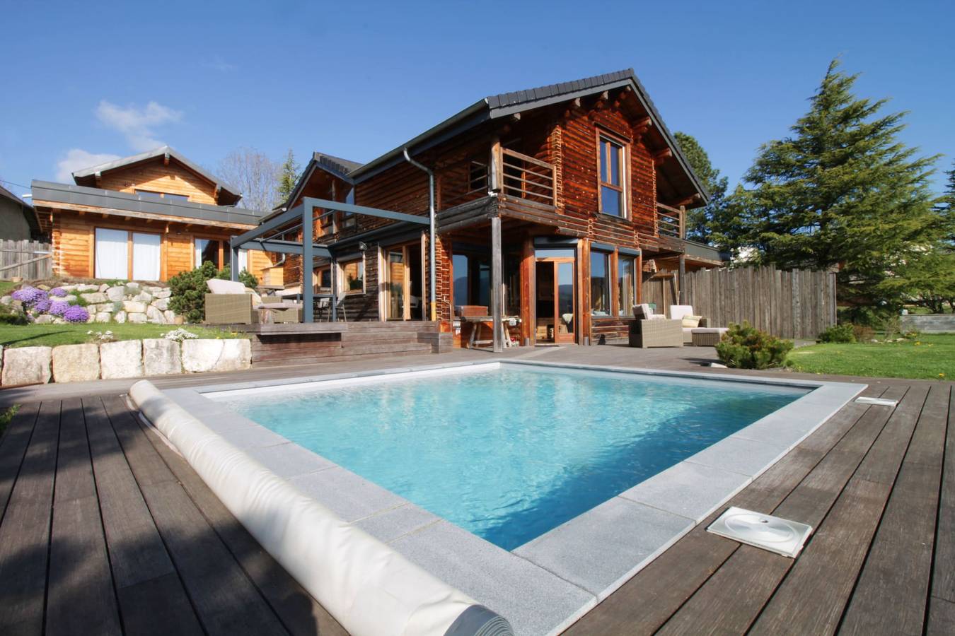 Formidable Chalet avec piscine et vue in Vimines, Chambéry und Umgebung