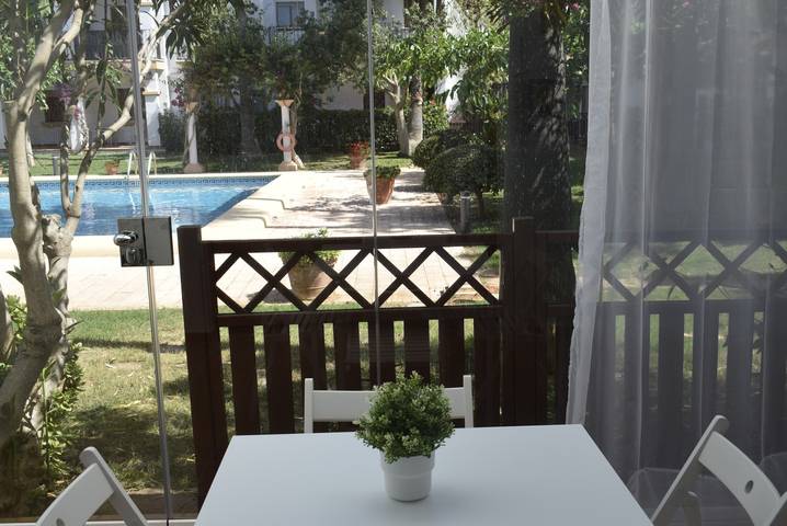 Casa de férias para 4 pessoas, com Terraço e Jardim e ainda Piscina infantil em El Palmar