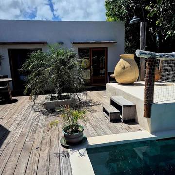Cottage pour 2 personnes, avec jardin ainsi que piscine et terrasse dans Saint-Louis (Marie-Galante)