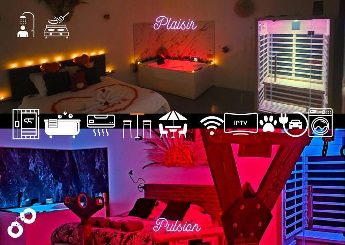 Chalet para 2 personas, con jardín además de sauna y jacuzzi - 1