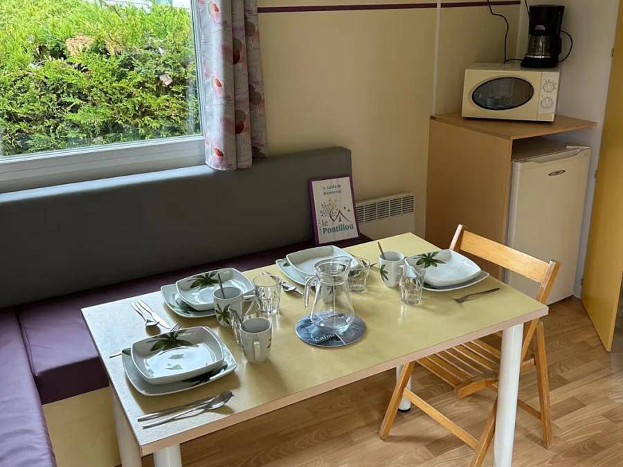 Camping Le Pontillou - Mobilhome 4 personnes - Mobil-Home Trigano : 2 Chambres - 4 pers in Villamblard, Périgord Pourpre
