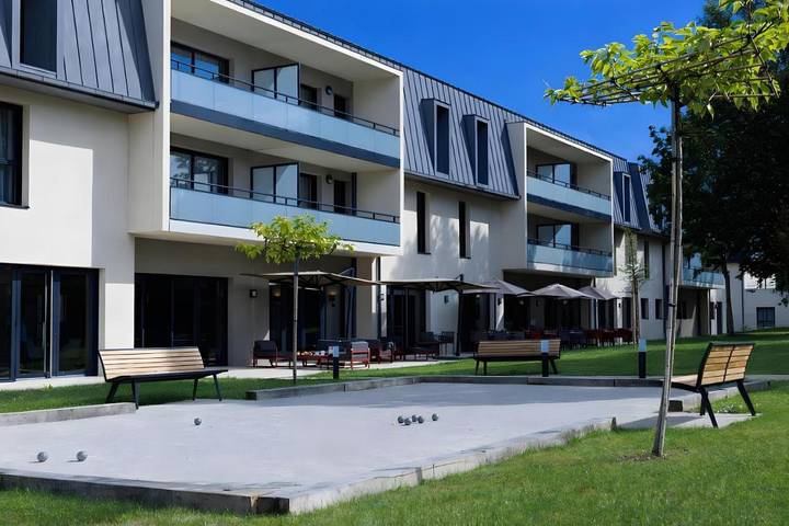 Appart’hôtel pour 6 personnes, avec jardin et sauna, animaux acceptés