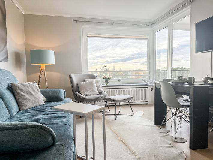 Ferienwohnung für 4 Personen, mit Balkon und Sauna sowie Ausblick in Timmendorfer Strand