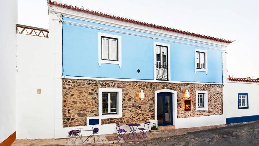 Maison d’hôte pour 3 personnes, avec Balcon ainsi que Terrasse et Piscine à Mértola