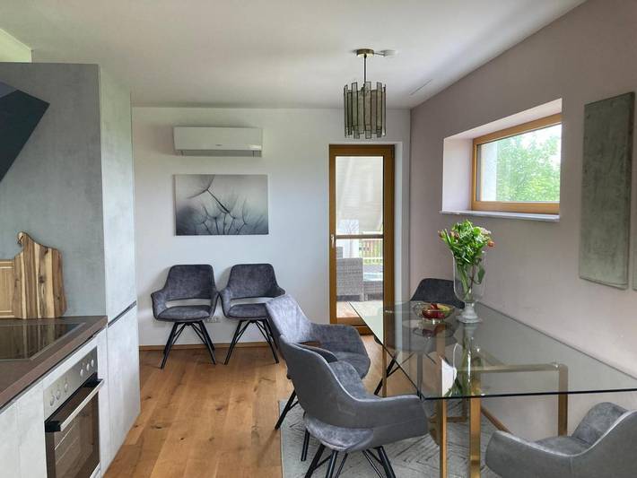 Ferienwohnung für 6 Personen, mit Balkon und Ausblick