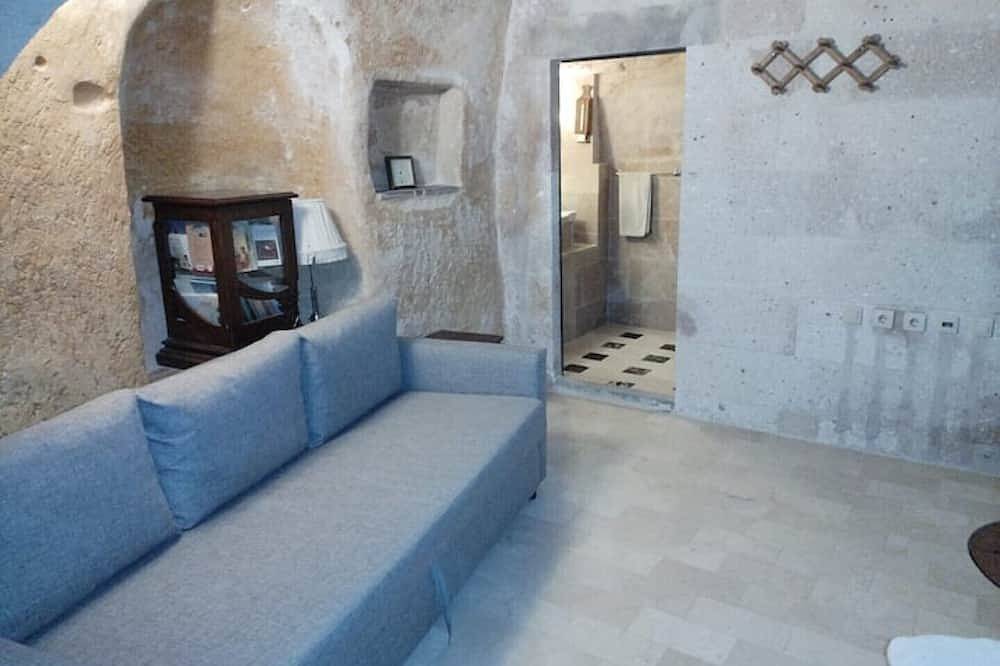 Caves with views of Mount Argaeus in Uçhisar, Nevsehir