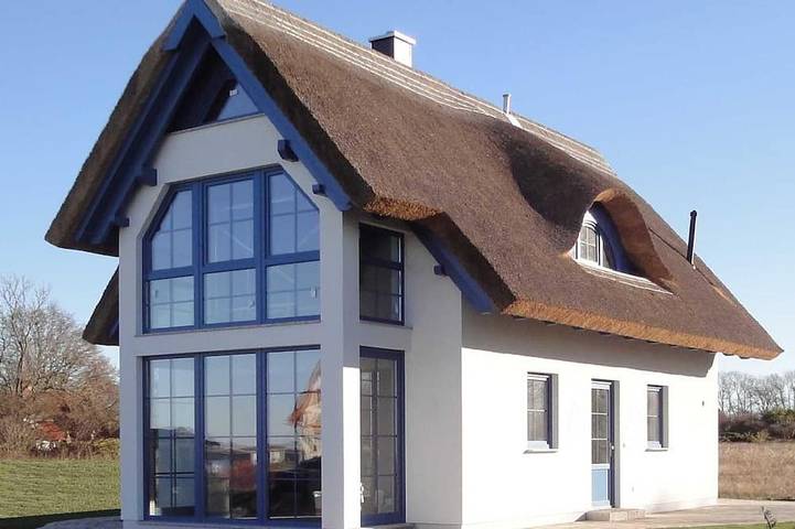 Ferienhaus für 4 Personen, mit Terrasse und Sauna, mit Haustier