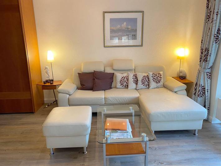 Ferienwohnung für 2 Personen, mit Balkon und Terrasse sowie Sauna in St. Peter-Ording