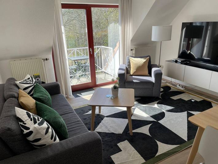 Ferienwohnung für 6 Personen, mit Balkon und Garten in Gustow