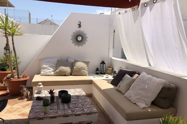 Ferienhaus für 6 Personen, mit Balkon in Olhão