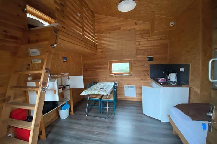 Ecolodge de la Lys à Fiefs (62) - Cabane en bois pour 4 personnes à petit prix. in Fief, Région d'Arras