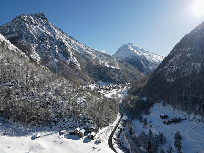 Ganze Ferienwohnung, Rubin Bellevue in Saas-Almagell, Walliser Alpen