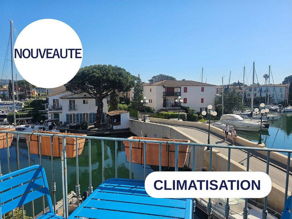 Apartamento vacacional entero, A pleasant, air-conditioned studio with Wi-Fi in the heart of Port Grimaud Sud, in Port Grimaud, Grimaud