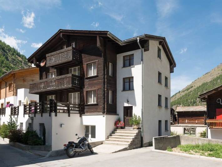 Ferienwohnung für 4 Personen, mit Balkon in Saas-Almagell