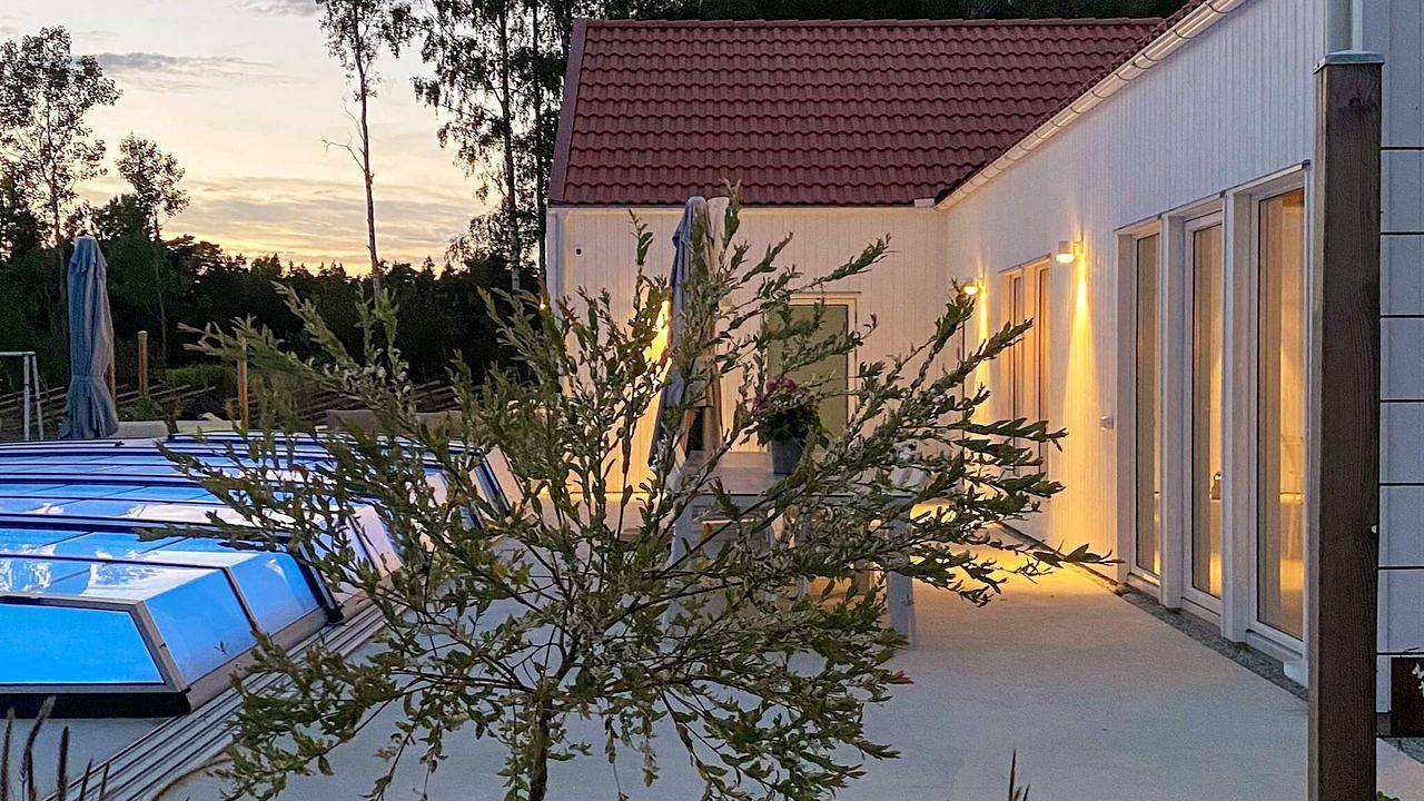 Feriehus for 12 personer med have in Tofta, Gotland