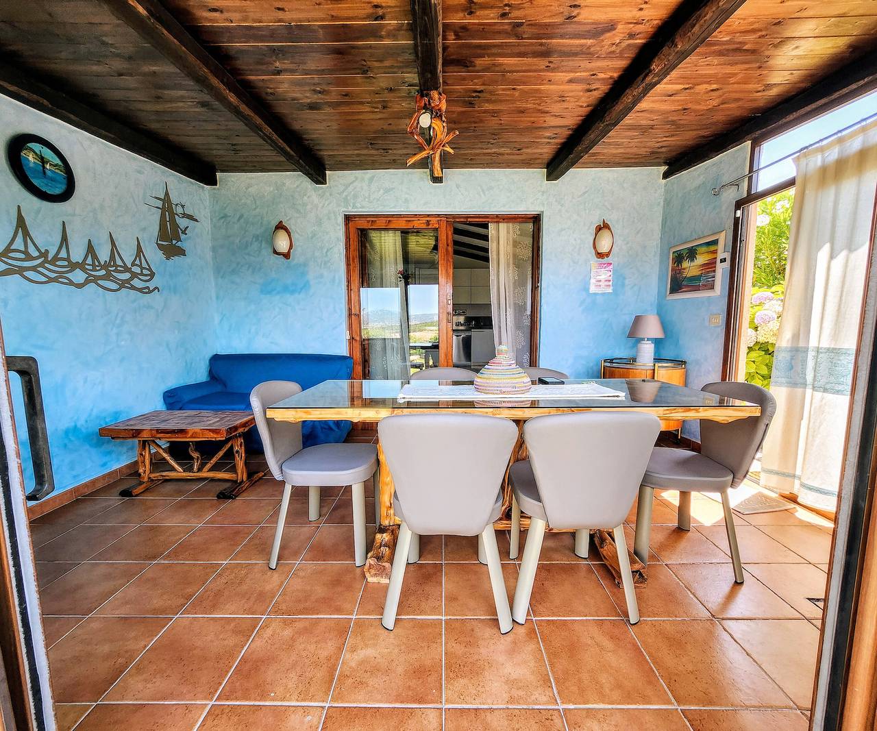 Villa 'Maffy' mit Meerblick, Wlan und Klimaanlage in Baja Sardinia, Arzachena