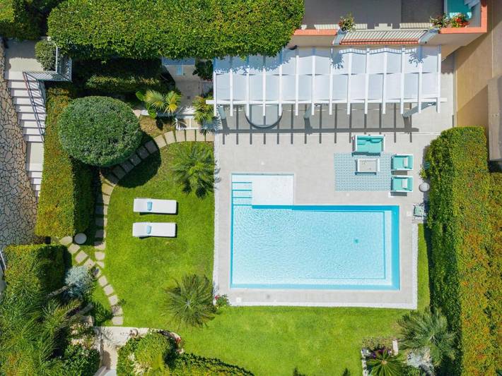 Appartamento vacanze per 4 persone, con panorama e giardino nonché piscina per bambini e piscina - 1