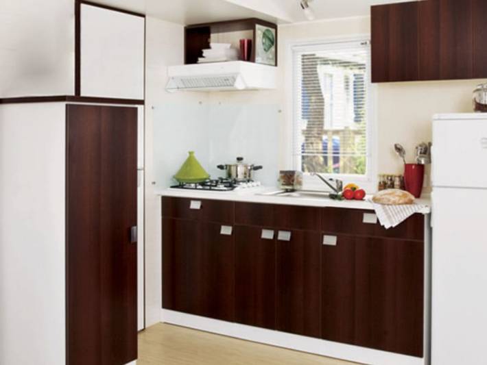 Mobil home pour 6 personnes, avec piscine et terrasse à Mézos - 2