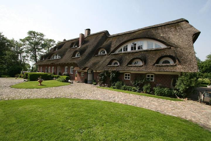Ferienhaus für 15 Personen, mit Terrasse und Garten sowie Sauna in Elbe-Weser