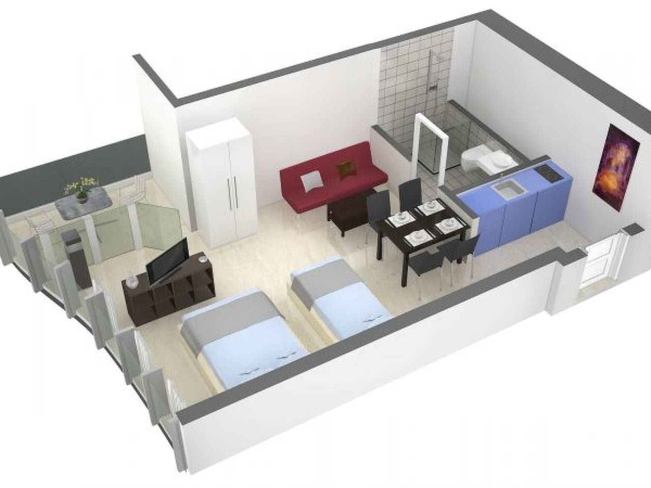 Ganze Wohnung, Ferienwohnung für 4 Personen in Luzern, Vierwaldstättersee