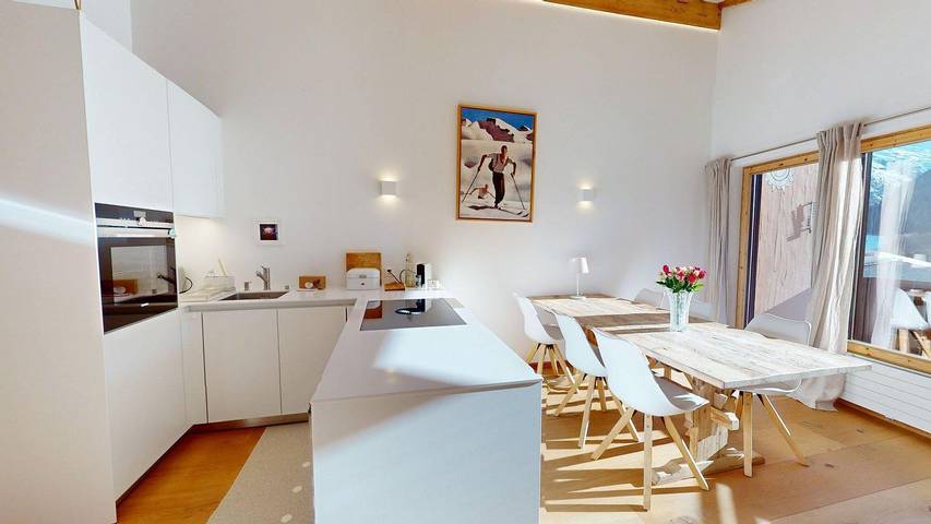 Ferienwohnung für 4 Personen, mit Ausblick und Terrasse in Pontresina - 3