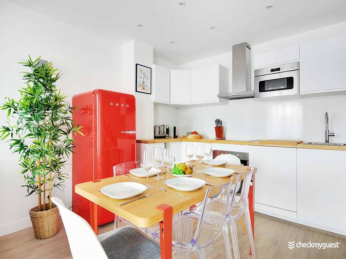 Appartement de vacances pour 10 personnes, adapté aux familles dans Quartier du Montparnasse