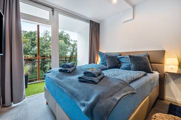 Ferienwohnung für 2 Personen, mit Sauna und Balkon, mit Haustier in Deutschland