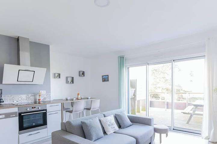 Appartement de vacances pour 4 personnes, avec balcon, animaux acceptés