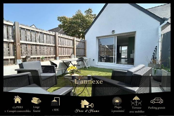 Appartement de vacances pour 3 personnes, avec terrasse