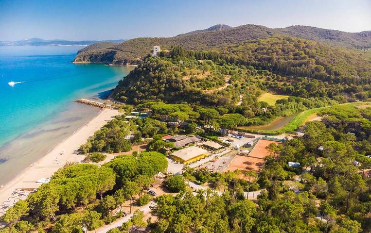 Glamping per 4 persone, con giardino a Castiglione della Pescaia