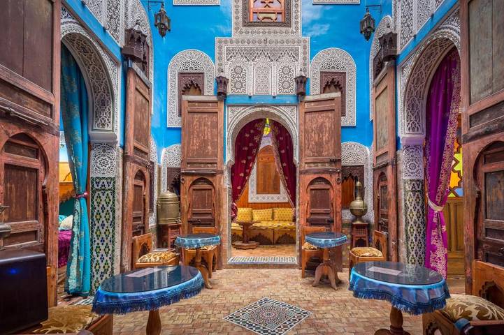 Riad pour 4 personnes, avec terrasse