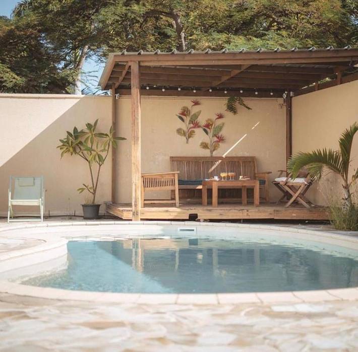 Villa pour 9 personnes, avec jardin ainsi que terrasse et piscine