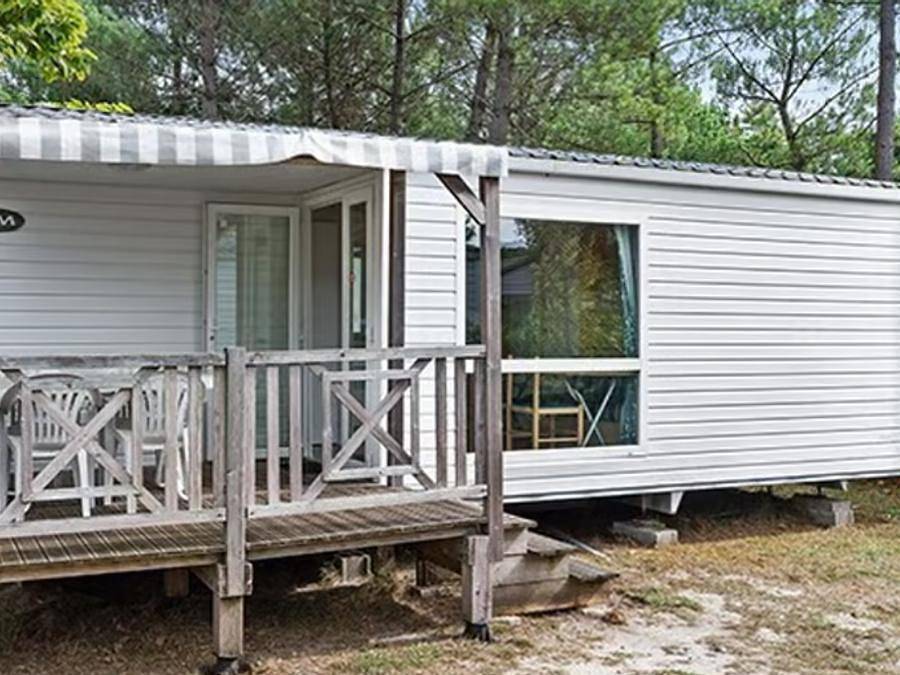 Camping l'Oasis Palavasienne - Mobilhome 4 personas - Mobil-home | Confort | 2 Dormitorios | 4 Pers. | Terraza individual in Lattes, Costa mediterránea (Francia)
